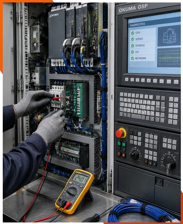 Ремонт систем ЧПУ Okuma OSP в Зиме
